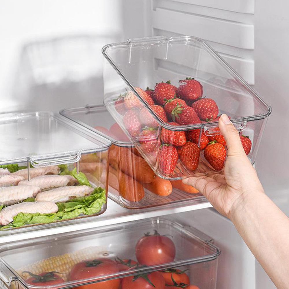 Multifunctional Storage Box with Drainer (No Lid)